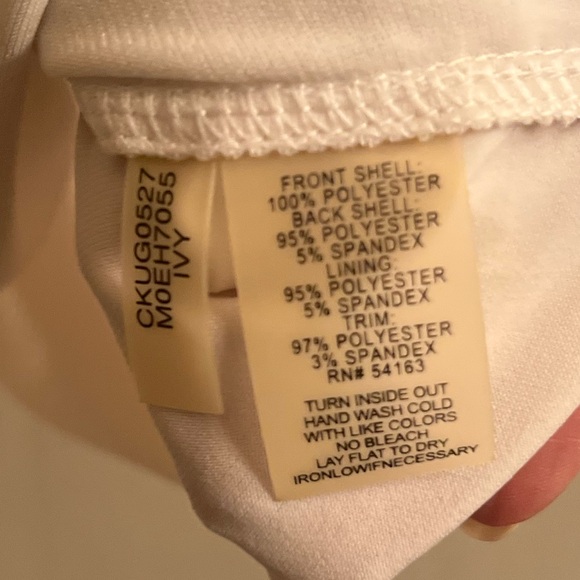 Sequin Tank Racerback. Calvin Klein. Size Large. - Picture 5 of 5